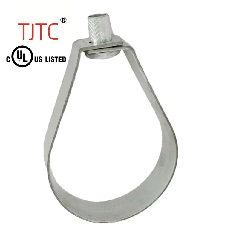 UL Certified Swivel Carbon Steel Loop Hangers Adjustable Pear Hanger for Sprinkler Pipe
