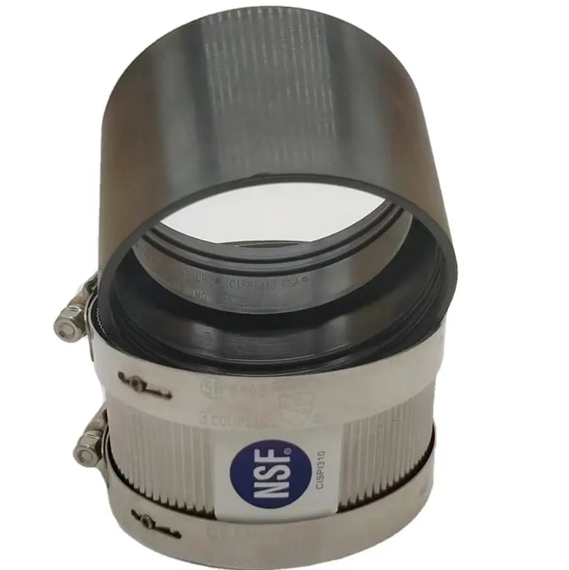 TJTC High Quality NSF UPC Certification Stainless Steel Flexible Cast Iron Coupling-1 (2)