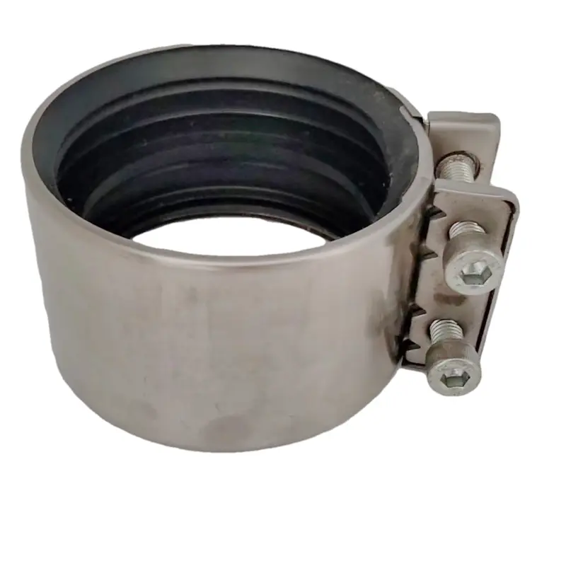 CHA Type Stainless Steel Coupling with Rubber No Hub Polished Surface Treatment