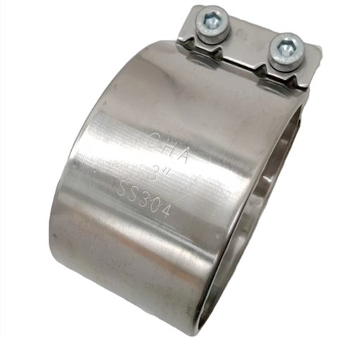CHA Type Stainless Steel Coupling with Rubber No Hub Polished Surface Treatment (3).png